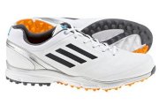 Adidas Men's adizero Sport II Spikeless Golf Shoes - White/Dark Silver/Silver