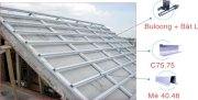 Vì kèo thép mạ kẽm cho mái bê tông cường độ cao G550 VNTRUSS