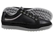 FootJoy Men's Contour Casuals Series Spikeless Golf Shoes - Black/Silver