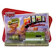 Disney Cars Mini Adventures Sarge With Motorized Trailer