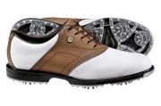 FootJoy Men's SuperLites Golf Shoes - White/Taupe