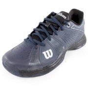 WILSON Women`s Rush Sport Tennis Shoes Gray and Black