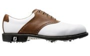 FootJoy - Icon Golf Shoes White/Bomber Taupe 
