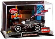 Disney / Pixar Cars Movie Exclusive 1:43 Die Cast Car In Plastic Case Lightning McQueen Black (Chase Edition)