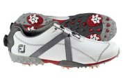 FootJoy Men's M:Project BOA Spiked Golf Shoes - White/Charcoal (FJ#55255)