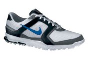  Nike - Air Range WP Golf Shoes White/Black/Blue 