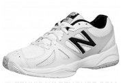 New Balance WC 696 White/Silver D Women's Shoe