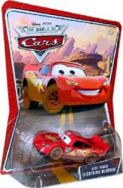 Dirt Track Lightining MCQueen #03 Disney / Pixar Cars 1:55 Scale The World Of Cars Die-Cast Vehicle