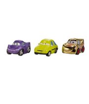 Mattel Micro Drifters Gold, Lighting McQueen Holley and Acer Vehicle Car