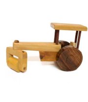 Onlineshoppee Wooden Toy- Road Roller