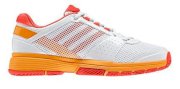 Adidas Womens Stella McCartney Barricade Team 3 Shoes- White/Orange 