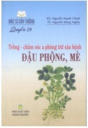 Trồng - chăm sóc & phòng trừ sâu bệnh đậu phộng, mè