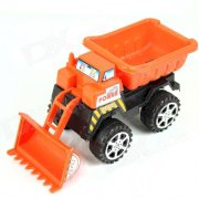 Hand Push Mini Bulldozer - Orange + Black