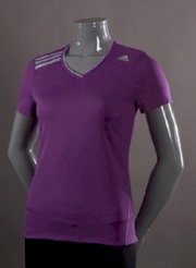 Adidas Wmns Climachill Tee - Purple/Glow