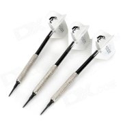 Cute Penguin Pattern Professional Sharp Nickel Steel Darts (3 PCS) - Silver 