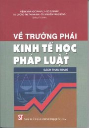 Về trường phái kinh tế học pháp luật