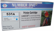 HỘP MỰC NUMBER ONE HP CC531A Cyan