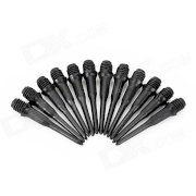Safe Plastic Soft Dart Needles - Black (12 PCS)