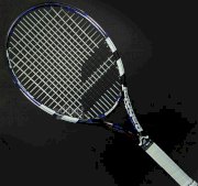 Babolat Pure Drive 107 (Black-Blue) Tennis Racket 