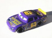 Mattel Disney Pixar Cars 1:55 No.63 Transberry Juice Diecast Racing Car Loose