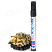 Magic Pen Inductive Line Following Tank Toy - Camouflage Color (4 x LR44)