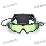 Unique Simulative Night Vision Goggles Toy with Blue Led Lights (4 x AAA)