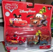 Disney Parks "Mickey" Lightning McQueen & "Goofy" Tow Mater Toy Cars - Disney Parks Exclusive & Limited Availability