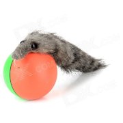 H2SF Electric Beaver Ball Swimming Toys for Kids - Brown + Red + Green (2 x AA)