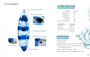 Thuyền kayak nhựa PE SereneWave 