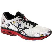  Mizuno Wave Inspire 10 Men's White/Black/Chinese Red