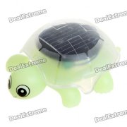 Solar Powered Crawling Tortoise Educational Toy - Green