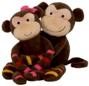 S. S. Noah Plush Monkeys - Momo & Mimi