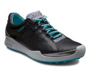  Ecco - Women's BIOM Hybrid Sport Golf Shoes Black/Turquoise 