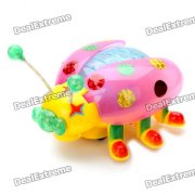 Cute Beetle Style Toy with Music & Colorful Lights (3 x AA)