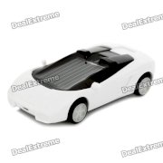 Solar Powered Lamborghini Model Toy - White + Black