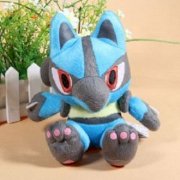 Cute 6 Inch Pokemon Lucario Soft Plush Toy 