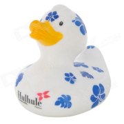 121203 Funny Floating Duck Style Bath Toy for Baby - White + Blue + Yellow
