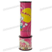 Funny Cartoon Housing Kaleidoscope Toy for Children - Pink (6-Pack)