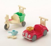 Sylvanian Families Baby Car and Tricycle Ride-ons