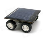 Solar Powered DIY Assembling Toy Car Set - Black + Silver + Multicolored