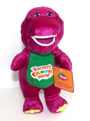 Musical Barney Plush Singing"i Love You" 12 Inches Doll 