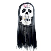 Scary Smoker Deaths-Head Halloween Mask kit