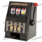 Mini Slot Machine Coin Bank Toy Set
