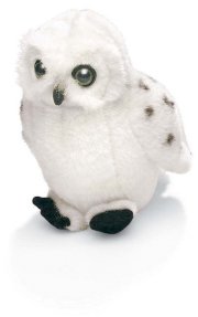 Snowy Owl 6" - Audubon Plush Bird (Authentic Bird Sound) 