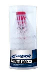 Champro Badminton Shuttlecocks, 6 Tube