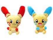Pokemon: 7-inch Plusle & Minun Plush Set 