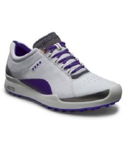  Ecco - Women's BIOM Hybrid Lace Golf Shoes White/Iris 