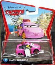 Disney Pixar Cars Exclusive 1:55 Diecast Mary Esgocar By Mattel