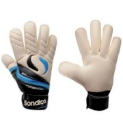 Sondico Midas Pro Goal Keeping Gloves Black/Wht/Cyan