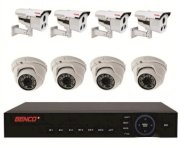 Lắp trọn bộ 8 camera quan sát (BEN- 6220K + BEN- 6024 + Đầu ghi hình BEN- 8008E)